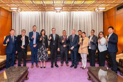 陳明祺歡迎貝里斯金融公司訪團　樂見台貝擴大合作