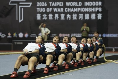 世界室內拔河錦標賽　台灣隊女子500公斤級全勝奪冠4連霸