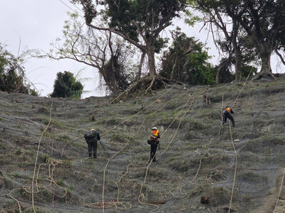 台23線2路段邊坡工程　3/19起陸續交管