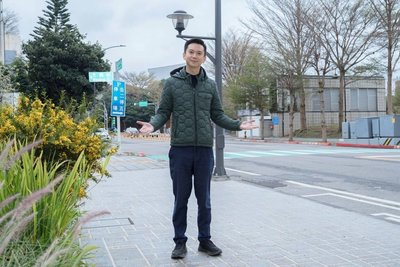 竹北光明一路人行步道改善完工　提升通行安全