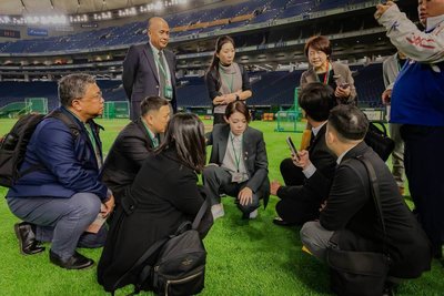高虹安率團考察東京巨蛋　借鏡推動新竹小巨蛋