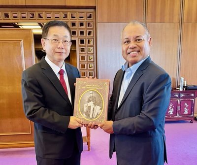 外交部歡迎帛琉副總統訪台　感謝助台爭取國際參與