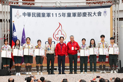 總統：力助2029世界羅浮大會　讓童軍成外交軟實力