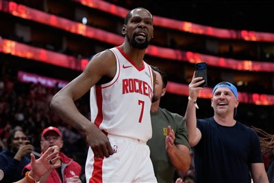 杜蘭特生涯奪3萬2294分　超越喬丹位居NBA史上第5