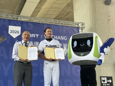 張育成任中捷安全大使　笑稱陳傑憲人氣旺無法比