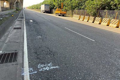 台61南下大園段平面側車道　3/24、3/25夜間施工