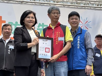 雲林斗六榴中社區防災巡守隊　獲水利署和縣府褒揚