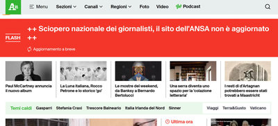 義大利記者罷工抗議低薪剝削　全國主流媒體停刊一天
