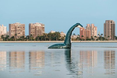 高雄兒童節推恐龍活動  澄清湖9公尺水中巨獸吸睛