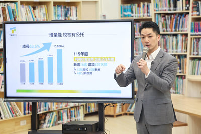 蔣萬安：北市友善托育補助7月起調升3千元