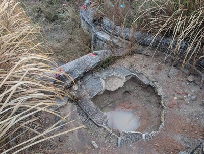 金門古蹟陳顯墓疑遭破壞 文化局：積水清除後再調查