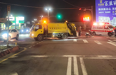 女騎車遭垃圾車撞重傷　彰院判公所賠410萬