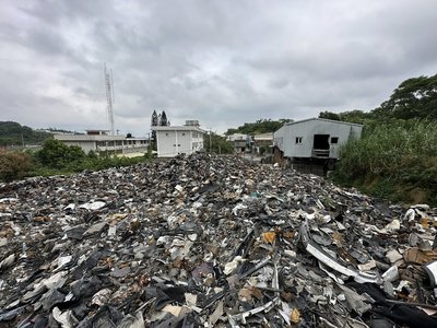 承租苗栗造橋土地非法堆1500噸事業廢棄物　5人起訴