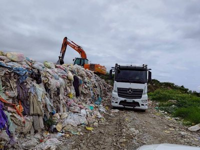 花蓮吉安掩埋場垃圾暫置肇因歲修　縣府強化防災整備