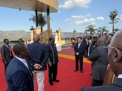 林佳龍出席史國ICC啟用　賴總統致詞影片獲熱烈掌聲