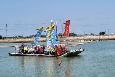 台南鹿耳門模擬鄭成功登陸　外籍學生親身體驗