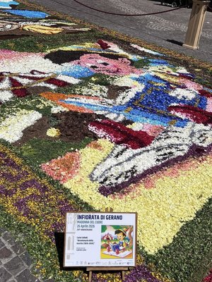 義大利最古老傑拉諾花毯節  申列世界無形文化遺產