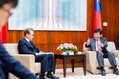 林佳龍接見日眾議員團　促助台加入CPTPP