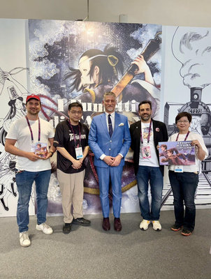 台灣二度參展義大利拿波里漫畫節　3作家親赴現場