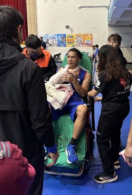 名古屋亞運國手甘家葳　全大運右肩脫臼痛苦退賽