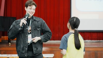 教育部與ICRT合作　主播進校園陪學子自信說英語
