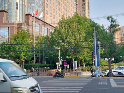 川普訪中前夕  北京四季酒店、天壇公園戒備