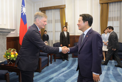 接見懷俄明州長　總統：台美攜手打造韌性民主供應鏈