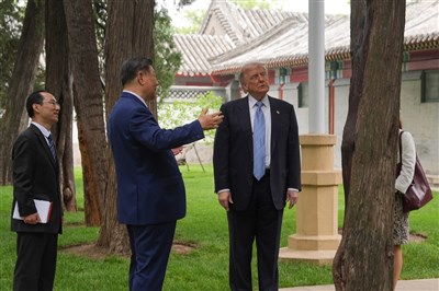 川普與習近平中南海茶敘　稱達成非常棒貿易協議