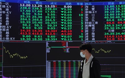 台股本週下跌431點　上市公司總市值降至134.29兆元