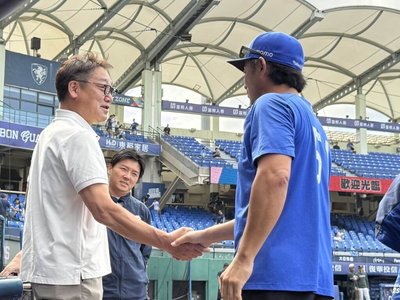 中嶋聰訪新莊棒球場　盼更多台灣好手挑戰日職