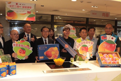 台南芒果估增產　結合百貨通路推頂級品全台預購
