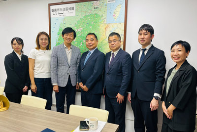日本熊本訪問團拜會南市府　交流高階教育與文化