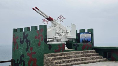一度無零件可換 馬祖東引三山據點防空砲修復
