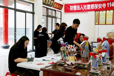 花蓮光復保安寺災後搶救 辦文物修復成果展