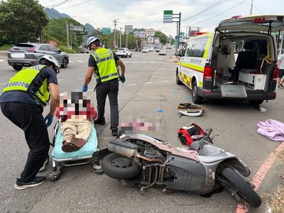 苗栗大湖台3線轎車與機車事故  騎士送醫不治