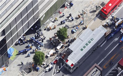 東京GINZA SIX附近現異味 嫌噴不明物後逃逸