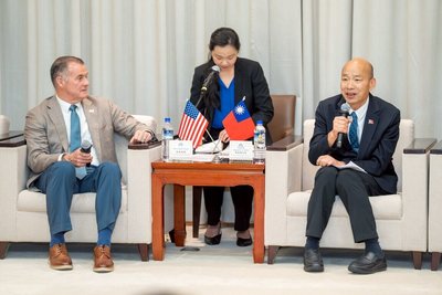 接見前美軍司令 韓國瑜:軍購特別預算29日三讀