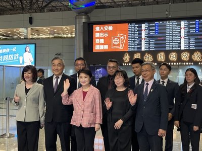 盧秀燕訪歐3國啟程　著眼擴大歐洲商機等3大任務