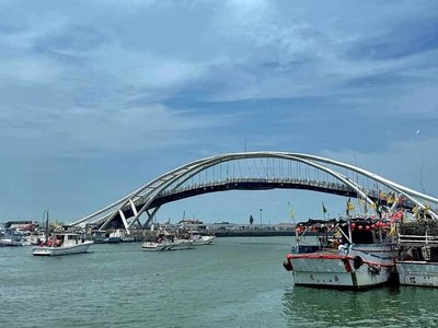 桃園永安漁港觀海橋8日起除鏽整修 平日分時管制