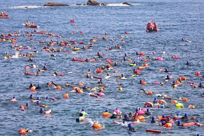 基隆外木山長泳登場 2200名泳者共襄盛舉