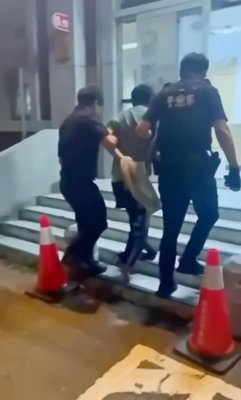 男子涉毒駕連環撞引眾怒 進水上分局求援當場被逮