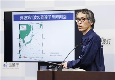 日本多地測得數公分海嘯　氣象廳籲提高警覺