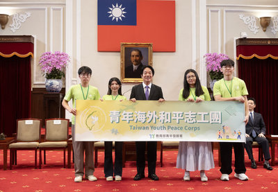 接見海外和平志工 總統:青年是台灣走向國際最有力代表