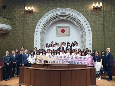 台南女中儀隊赴京都交流 音樂搭橋深化台日青年情誼