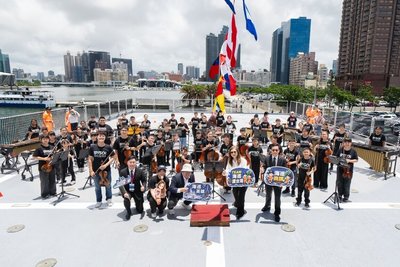 布袋漁村囡仔登雲林艦 為國家海洋日奏響永續樂章
