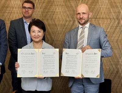 與台中簽友誼備忘錄 德國哥利茨縣盼成台灣中歐橋梁