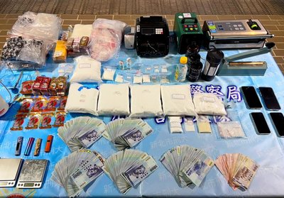 新北破喪屍煙彈分裝場　市價逾億元毒品遭查扣