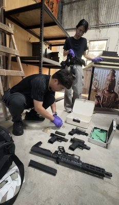 台南警新化及安南區起出6把長短槍　拘提2人送辦