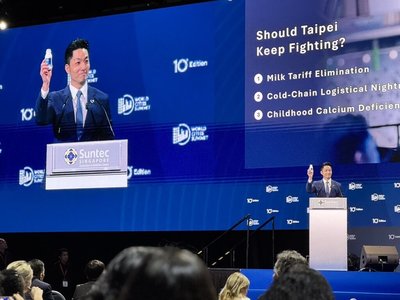 新加坡世界城市峰會　蔣萬安談鮮奶政策、AI科技廊帶