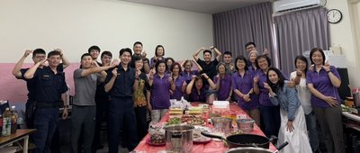 慶祝警察節　中市志工隊送暖慰勞二分局員警